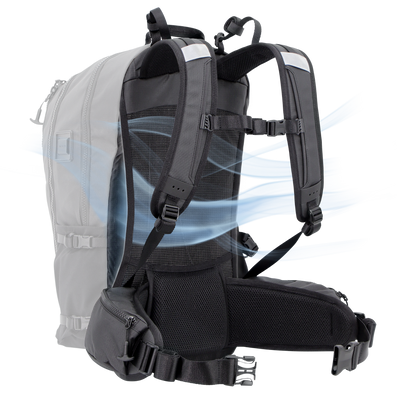 SUSPENDED BACK FRAME